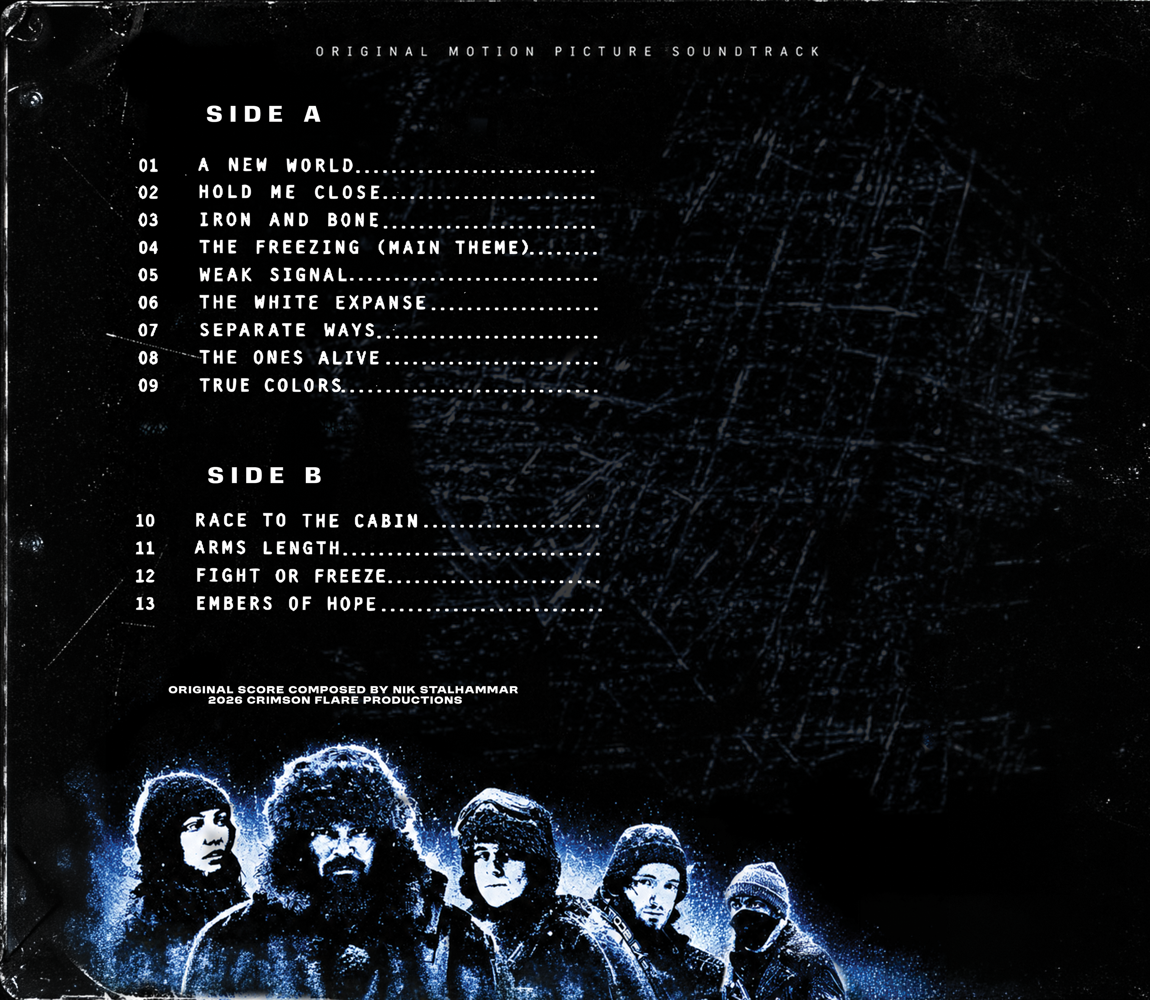 The Freezing Original Motion Picture Soundtrack back cover